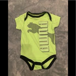 Puma green onesie Size: 0-3 months